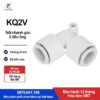 KQ2L10-01 Nối nhanh góc ren ngoài Xingchen (PL10 01 Màu trắng)