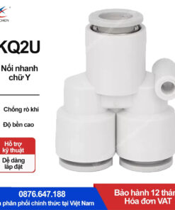 KQ2U4 Nối nhanh thẳng Xingchen (PU4 Màu trắng)