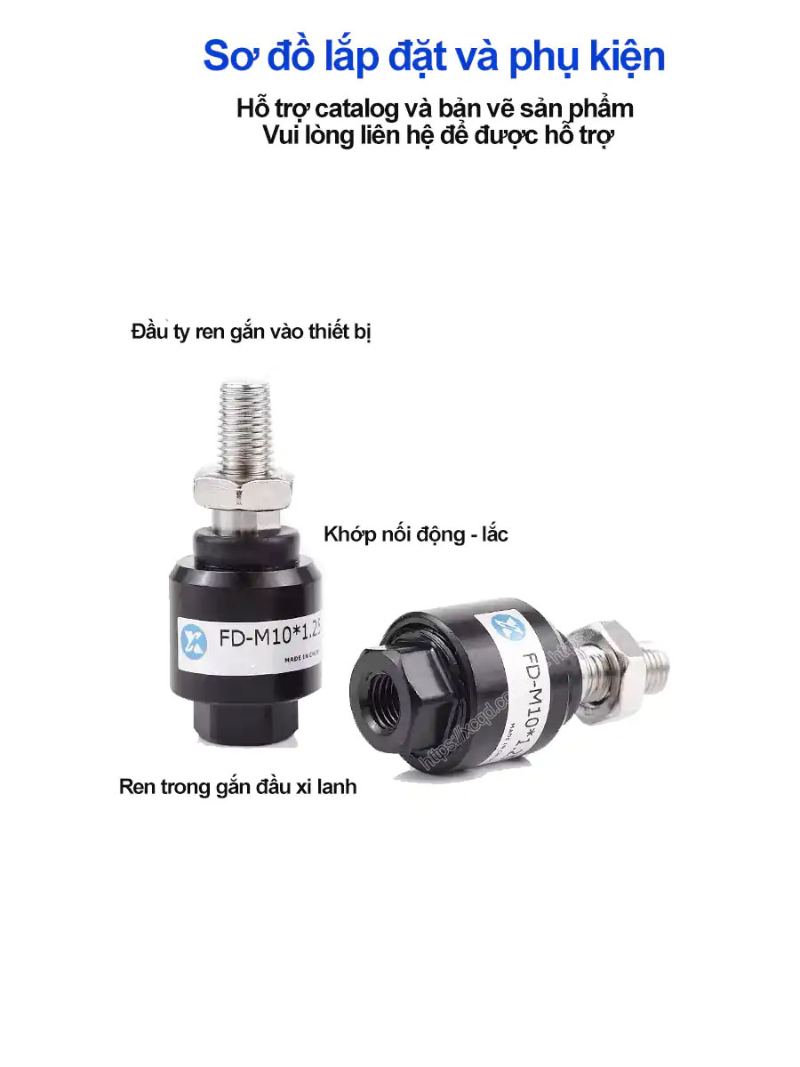 XCQD đầu lắc 4r