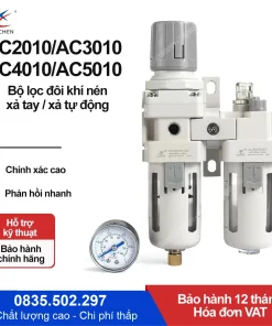 AC5010-10A Lọc khí nén Xingchen (AC500010A bộ lọc đôi, xả chênh áp)