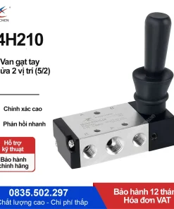 4H210-08 Van gạt tay khí nén Xingchen (4H210, 5 cửa 2 vị trí - 5/2)