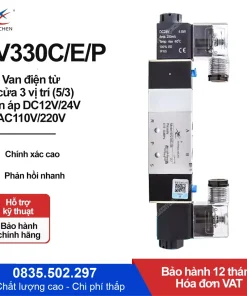 4V330C-08 Van điện từ khí nén Xingchen (4V330C-08 Năm cửa ba vị trí - 5/3)