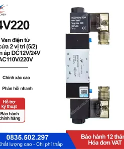 4V220-06 Van điện từ khí nén Xingchen (4V220-06 Năm cửa hai vị trí - 5/2)
