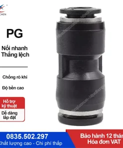 PG6-4 Nối nhanh thẳng lệch Xingchen (PG6-4 Màu đen)