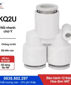 KQ2U4 Nối nhanh thẳng Xingchen (PU4 Màu trắng)
