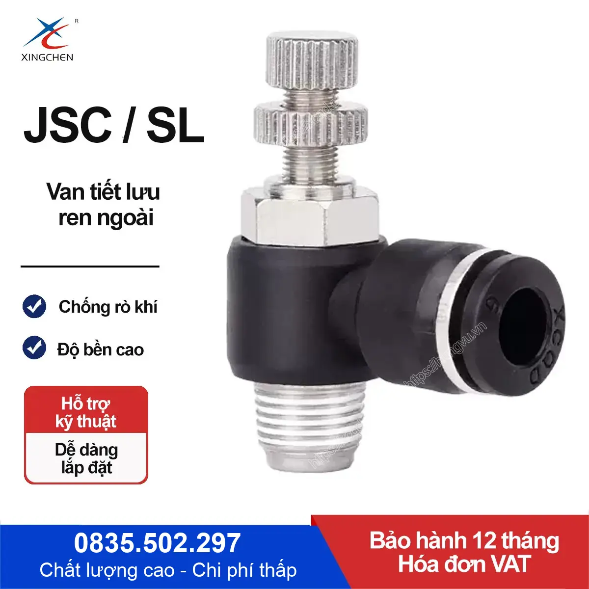 JSC04-M6 Tiết lưu ren Xingchen (SL04-M6 Van điều tốc)