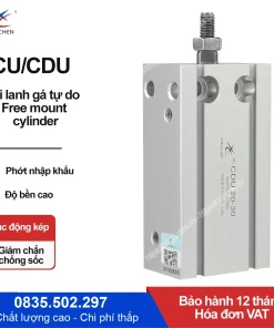 CUW12-55 Xi lanh compact (hai đầu/ điều chỉnh hành trình) Xingchen (CUW12-55)